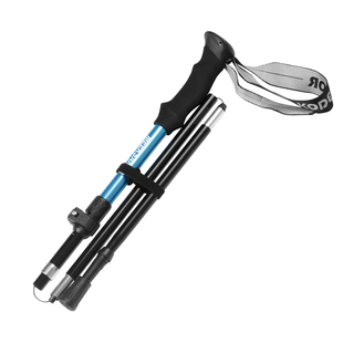 徒步折叠登山杖超轻行山手杖铝合金伸缩爬山拐棍捌杖户外男女装备