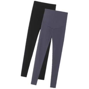 孕妇鲨鱼裤外穿打底裤春秋冬加绒加厚保暖托腹休闲瑜伽长裤子秋装