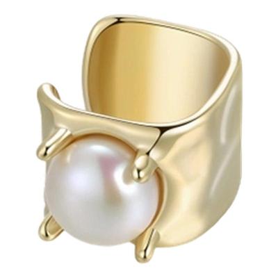 天然淡水珍珠耳夹无耳洞女