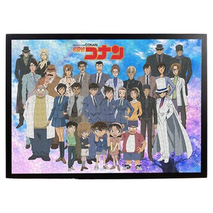 柯南全家福拼图一千片带相框2025年动漫周边成人版高级感装饰画