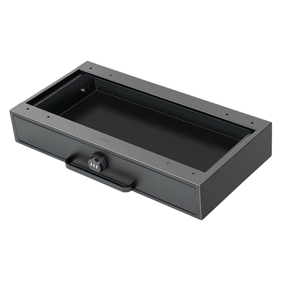 冷轧钢桌下密码锁抽屉柜收纳盒