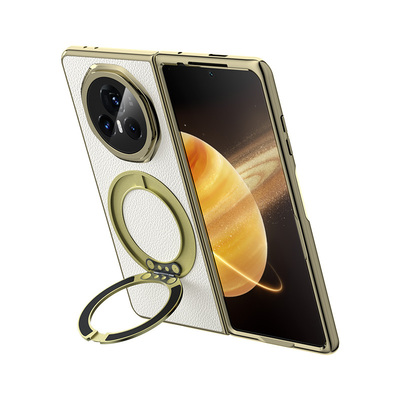 荣耀magicv3手机壳头层牛皮磁吸