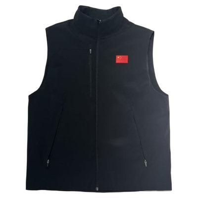 安踏冠军刺绣防泼水羽绒马甲