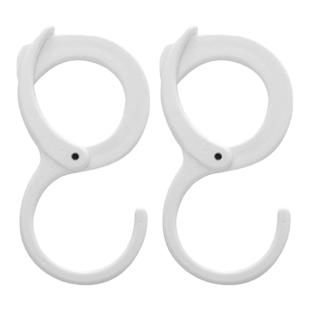 S型挂钩厨房家用防风卡位式浴室便携免打孔无痕多功能衣柜小钩子