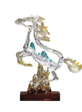 现代马摆件客厅酒柜装饰品工艺品