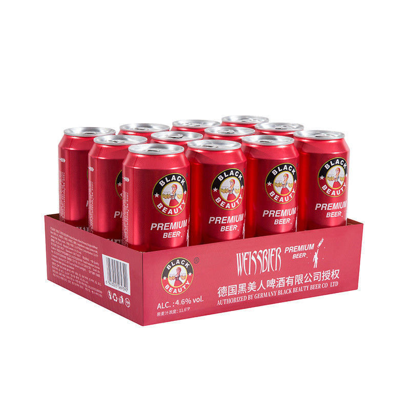 黑美人11度精酿全麦白啤酒