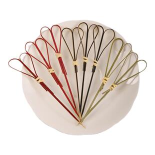 竹制水果叉水果签鸡尾酒签花签果插糖葫芦签一次性网红创意竹签