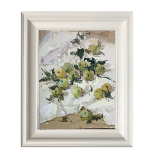 实木复古欧式白色油画外框定制装裱镜框相框水彩挂墙展览简约空框