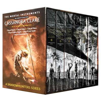 The Mortal Instruments 英文原版奇幻恐怖悬疑小说 圣杯神器 骸骨之城1-6本盒装 进口原版英语书 英文版电影原著书籍