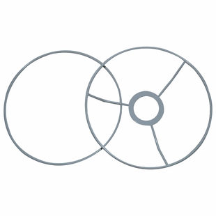 五金铁丝灯罩方形架台灯吊灯配件羊皮灯罩架圆圈架子E27架DIY支架