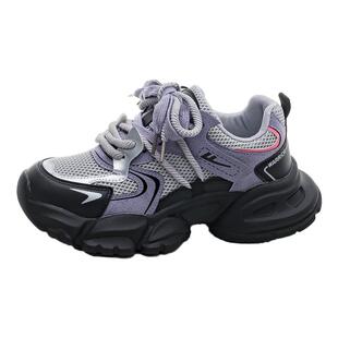 回力官方旗舰店女鞋厚底增高老爹鞋女款2025皮面休闲运动鞋子女款