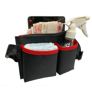 4S店销售专用腰包 KTV服务员腰包酒吧保安对讲机腰包一个免费印字