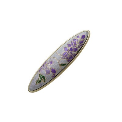 己木非遗名家钱晓萍紫藤花发夹