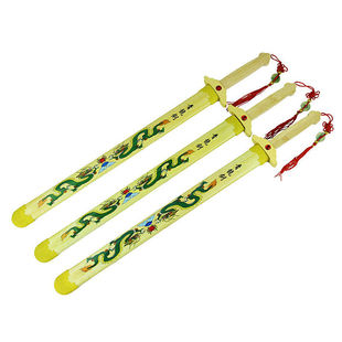 景区热卖全木竹质刀儿童玩具刀青龙宝剑竹剑木剑木制木头宝剑玩具