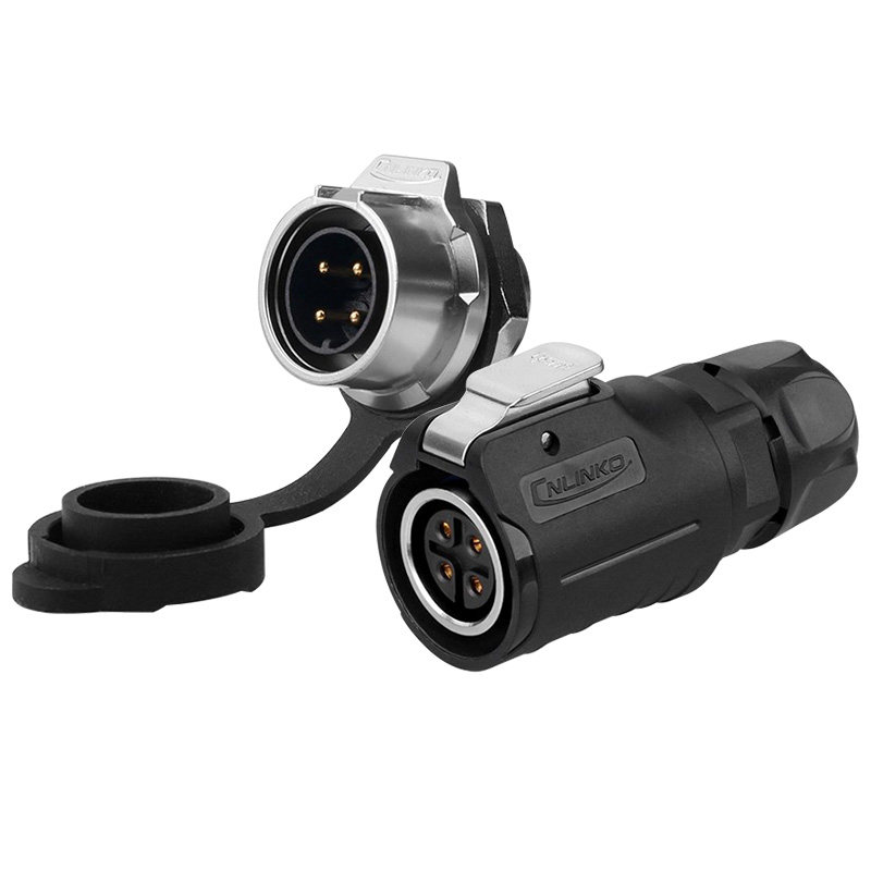 凌科航空插头插座LP16防爆防水公母对接2/3/4/5/7/8芯9航插二三孔