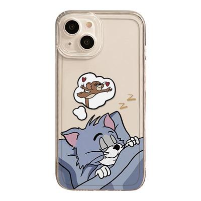 猫和老鼠情侣手机壳适用任意机型