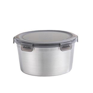 316不锈钢保鲜盒加厚食品级密封防漏家用保鲜盒饭盒汤碗储油罐