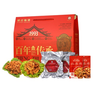 郑庄脂渣青岛脂渣条五花肉渣猪肉干猪油渣熟肉食品送礼盒青岛特产