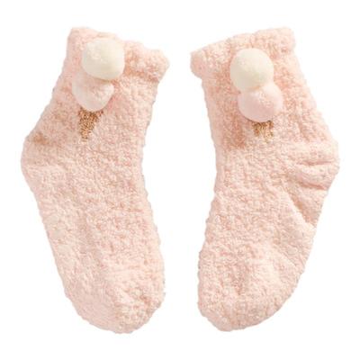 雪雅可秋冬季保暖软萌公主地板袜