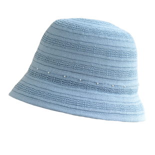 帽子女春夏新款日本进口和纸渔夫帽透气百搭防晒遮阳帽显脸小盆帽