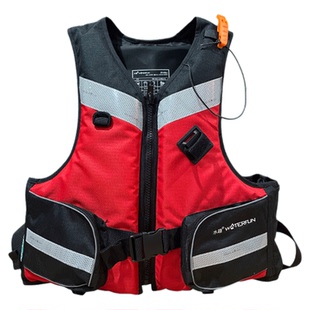 水趣救生衣专业船用轻薄便携大浮力钓鱼背心水上运动马甲游泳装备