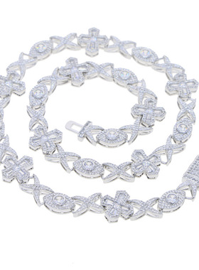 Mr.Bling定制蓝紫色全视之眼项链