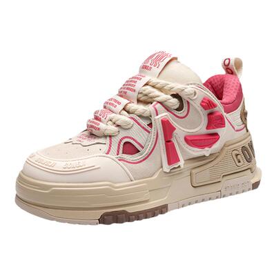 gongji厚底面包鞋国潮