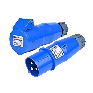 威浦TYPR231工业插头16A航空插座32A明装暗装3/4/5芯直式斜式防水