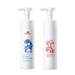 青少年洗面奶控油祛痘男女孩学生专用青春期儿童氨基酸洁面乳慕斯