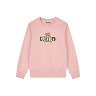 【季末】Moschino/莫斯奇诺26早春儿童logo徽标泰迪熊卫衣