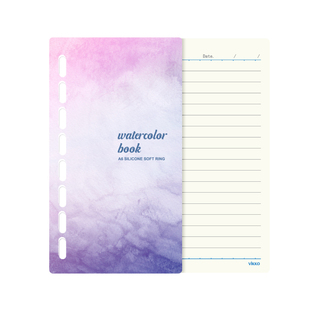 维克多利a6可拆卸活页扣环卡扣圈环配件打孔不硌手记事笔记本diy手账硅胶自制软线圈本胶圈外壳装订分段封面