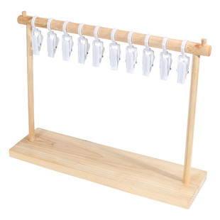 创意帽夹帽子展示架服装店桌面台式帽子陈列架实木质帽子收纳神器