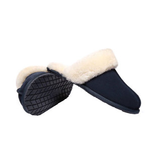 EVERAU澳洲羊皮毛一体秋冬男女士居家羊毛拖鞋半包鞋休闲2026现货