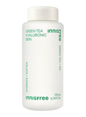 韩国直邮innisfree 悦诗风吟 绿茶透明质酸柔肤水 170ml正品补水