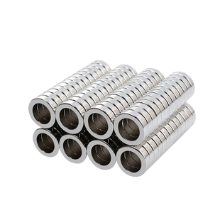 强力磁铁圈圆形带孔强磁圆孔超强吸铁石高强度环型环形磁悬浮圆环