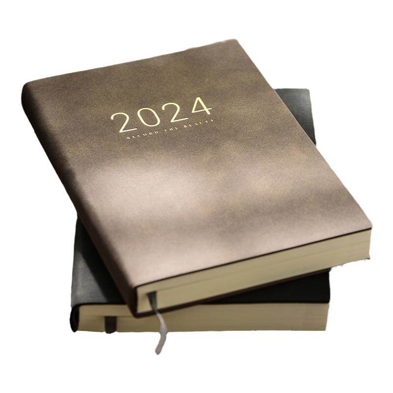 2026年日程本一日一页带日期笔记本本子每日计划本效率手册商务工作办公自律打卡日历年历记事本定制可印logo