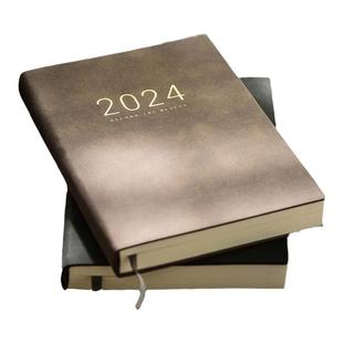 2026年日程本一日一页带日期笔记本本子每日计划本效率手册商务工作办公自律打卡日历年历记事本定制可印logo