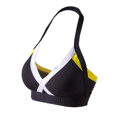 jsc挂脖美背时尚深v字母性感文胸