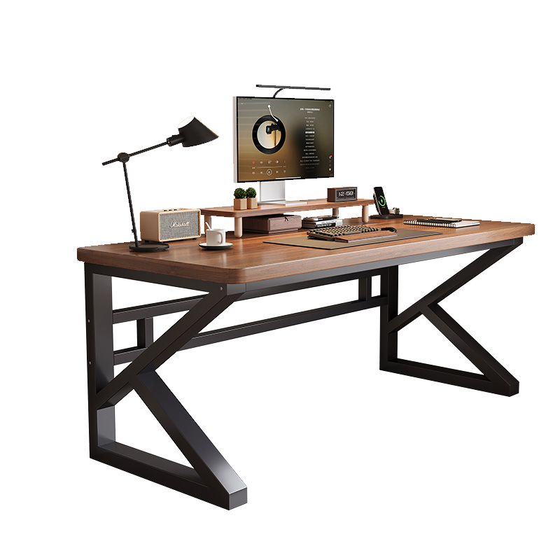 实木电脑桌卧室家用台式电竞桌办公桌简易桌子长方形工作台学习桌