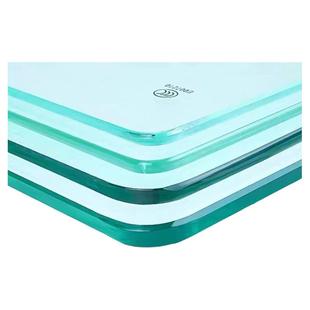 钢化玻璃定做定制桌面茶几餐桌玻璃台面订制圆形长方形异形