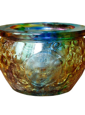 艺源琉璃四方纳财聚宝盆家居商务办公室招财开业乔迁客厅旺财摆件