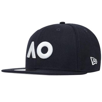 New Era纽亦华2026早春新款AO澳网平檐棒球帽硬顶全封绵羊毛5950