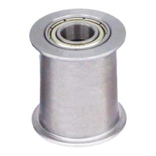 同步带惰轮平皮带压带轮张紧轮U型V型H型滚轮调节导向轮法兰型