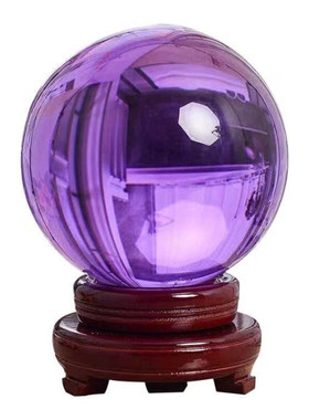 高档紫水晶球摆件家居招财客厅