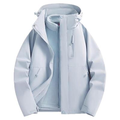 稻草人新款小个子情侣冲锋衣外套