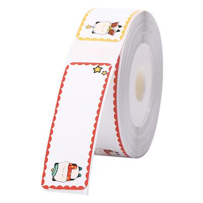 精臣防水不褪色彩色姓名贴标签纸