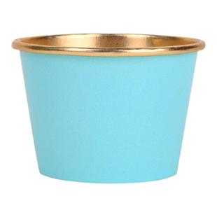 功夫茶杯高档铝箔60ML一次性纸杯家用加厚小号碗水杯商用办公待客