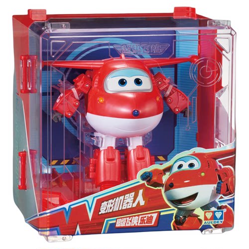 奥迪双钻 乐迪超级飞侠变形玩具 大号机器人全套玩偶儿童公仔男孩