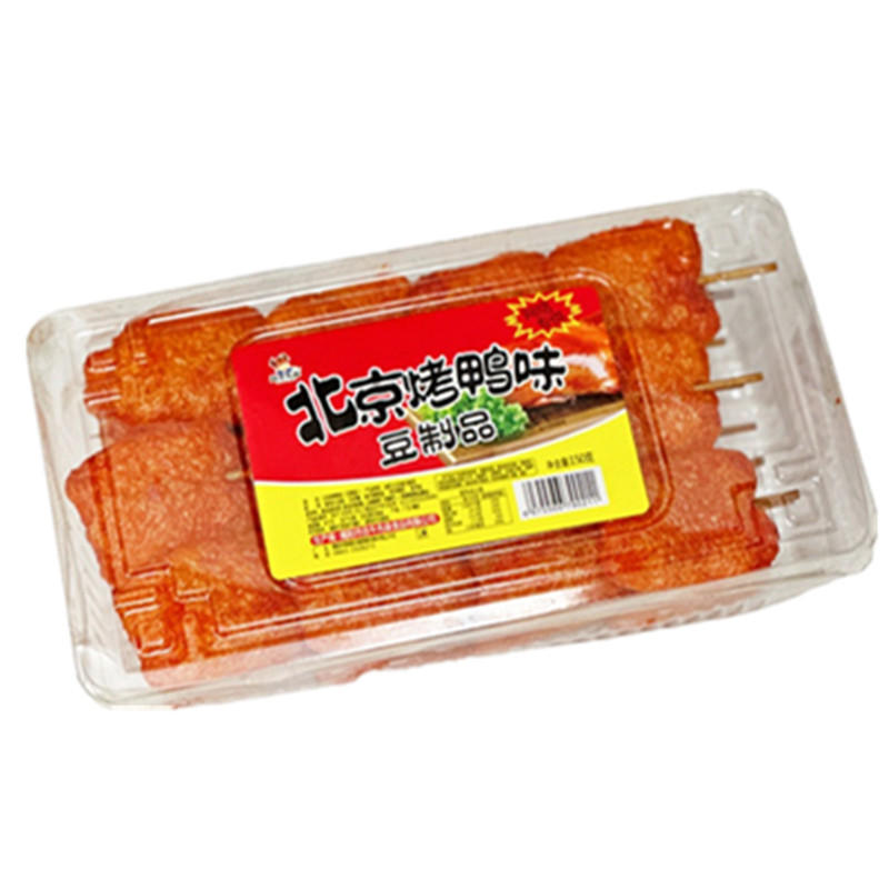 北京啤酒烤鸭大豆制品北京烤鸭辣条串豆制品零食小吃散装批发大豆