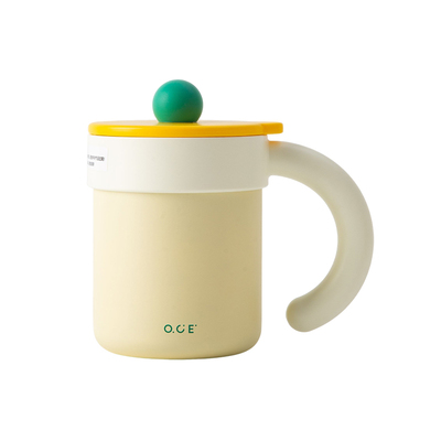 OCE多巴胺办公杯不锈钢保温杯带盖女316不锈钢家用办公室咖啡杯